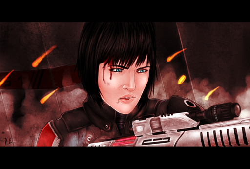 Mass Effect 3 - Госпожа Шепард. Фанарт